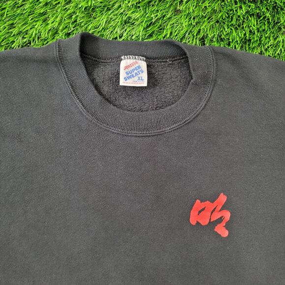 Vintage 80s Breakthrough Sweatshirt XL 25x25 Boxy Spellout - Picture 10 of 13